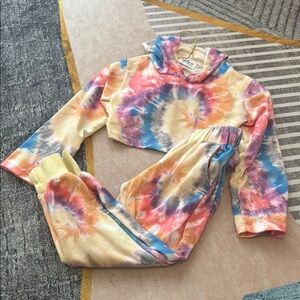 Lola + The Boys Tie-Dye Kids Matching Set